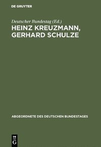 bokomslag Heinz Kreuzmann, Gerhard Schulze