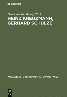 Heinz Kreuzmann, Gerhard Schulze 1