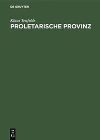 bokomslag Proletarische Provinz