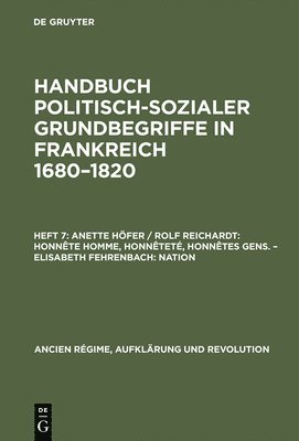 Anette Höfer, Rolf Reichardt, Elisabeth Fehrenbach - Anette Höfer / Rolf Reichardt, Inbunden
