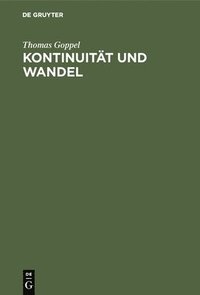 bokomslag Kontinuitt und Wandel