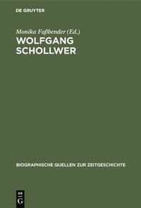 bokomslag Wolfgang Schollwer