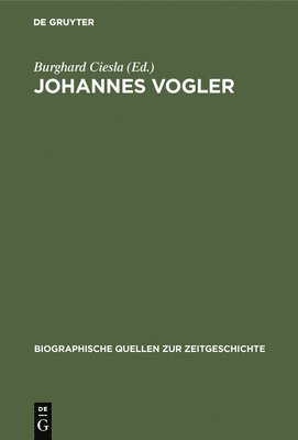 bokomslag Johannes Vogler