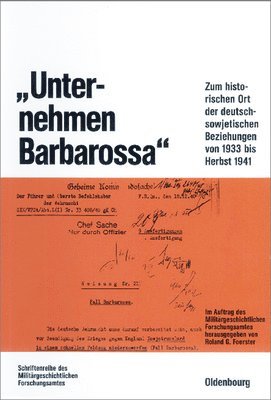 bokomslag &quot;Unternehmen Barbarossa&quot;