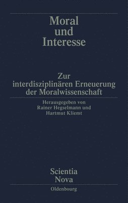 bokomslag Moral Und Interesse