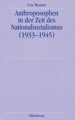 bokomslag Anthroposophen in Der Zeit Des Nationalsozialismus