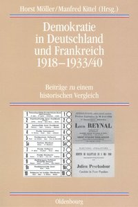 bokomslag Demokratie in Deutschland und Frankreich 1918-1933/40