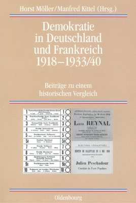 bokomslag Demokratie in Deutschland und Frankreich 1918-1933/40