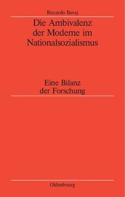 bokomslag Ambivalenz Der Moderne Im Nationalsozialismus