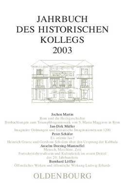 bokomslag Jahrbuch des Historischen Kollegs, Jahrbuch des Historischen Kollegs (2003)