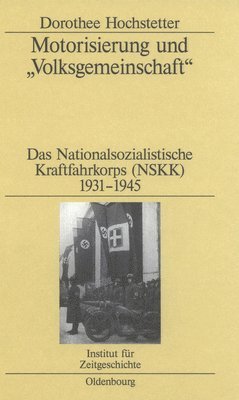 Motorisierung Und Volksgemeinschaft 1