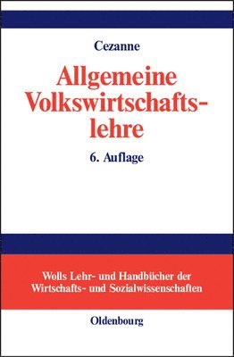 bokomslag Allgemeine Volkswirtschaftslehre