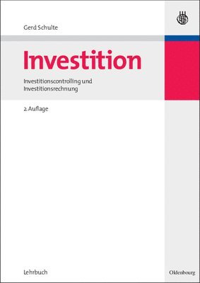 Gerd Schulte - Investition, Inbunden