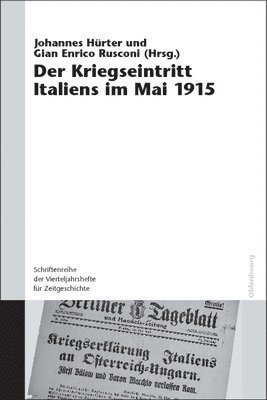 Der Kriegseintritt Italiens Im Mai 1915
