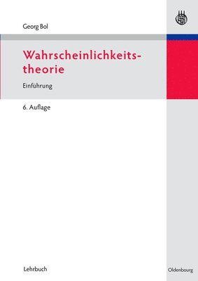 Georg Bol - Wahrscheinlichkeitstheorie, Inbunden