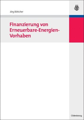 bokomslag Finanzierung Von Erneuerbare-Energien-Vorhaben