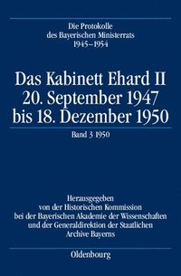 bokomslag Die Protokolle des Bayerischen Ministerrats 1945-1954, Das Kabinett Ehard II