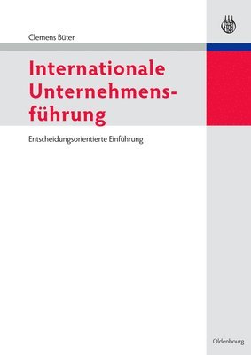 Clemens Büter, Clemens Buter - Internationale Unternehmensführung, Inbunden