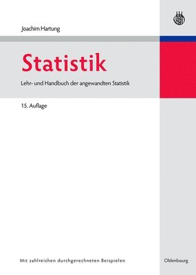 Joachim Hartung, Bärbel Elpelt, Karl-Heinz Klösener - Statistik, Inbunden