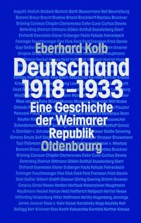 bokomslag Deutschland 1918-1933