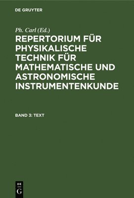 TBD, Ph Carl - Text, Inbunden