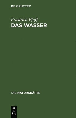 bokomslag Das Wasser