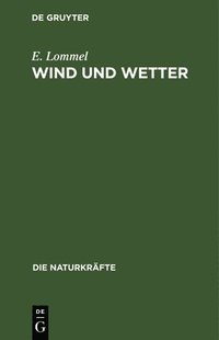 bokomslag Wind Und Wetter