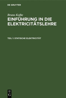 Statische Elektricitt 1
