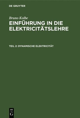 bokomslag Dynamische Elektricitt