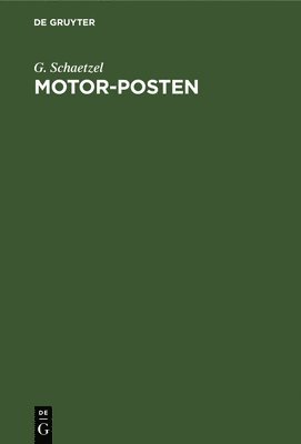 bokomslag Motor-Posten