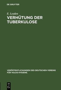 bokomslag Verhtung der Tuberkulose