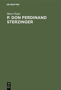 bokomslag P. Don Ferdinand Sterzinger
