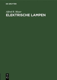 bokomslag Elektrische Lampen