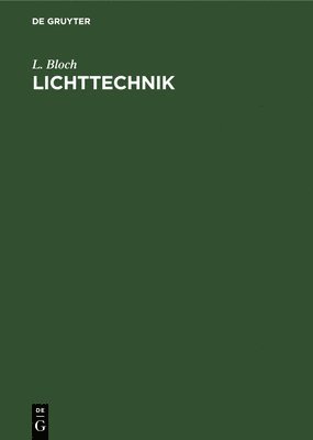 bokomslag Lichttechnik