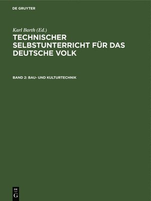 bokomslag Bau- Und Kulturtechnik