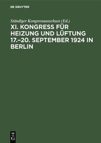 bokomslag 17.-20. September 1924 in Berlin
