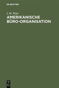 bokomslag Amerikanische Bro-Organisation