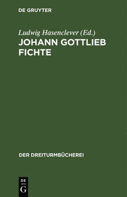 bokomslag Johann Gottlieb Fichte