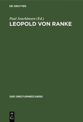 bokomslag Leopold Von Ranke