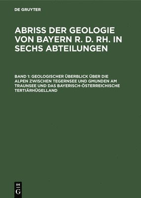 bokomslag Geologischer berblick ber Die Alpen Zwischen Tegernsee Und Gmunden Am Traunsee Und Das Bayerisch-sterreichische Tertirhgelland