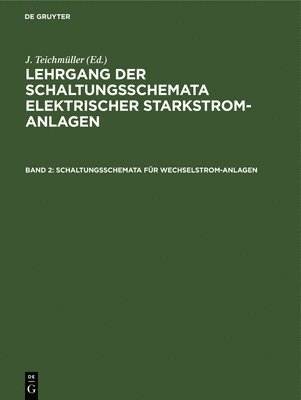 bokomslag Schaltungsschemata Für Wechselstrom-Anlagen