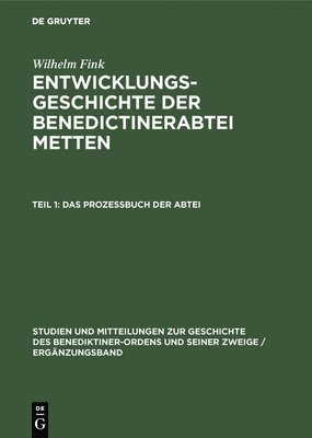 bokomslag Das Profeßbuch Der Abtei