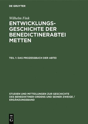 Das Profebuch Der Abtei 1