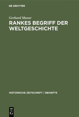 Rankes Begriff Der Weltgeschichte 1