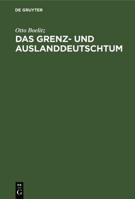 Grenz- und Auslanddeutschtum 1