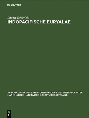 bokomslag Indopacifische Euryalae