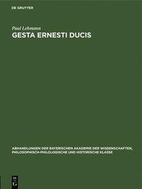 bokomslag Gesta Ernesti Ducis