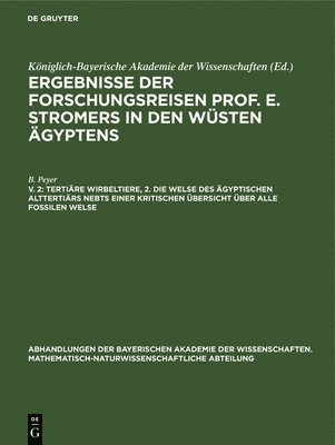 bokomslag Tertire Wirbeltiere, 2. Die Welse Des gyptischen Alttertirs Nebst Einer Kritischen bersicht ber Alle Fossilen Welse