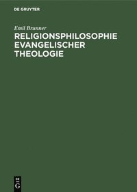 bokomslag Religionsphilosophie Evangelischer Theologie