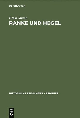 bokomslag Ranke Und Hegel